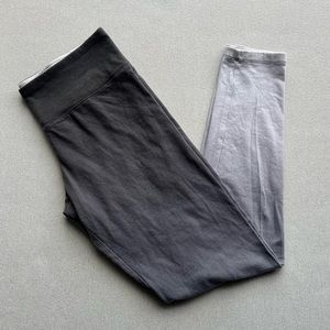 Women’s Gray/White Ombré Cotton Leggings SO Brand